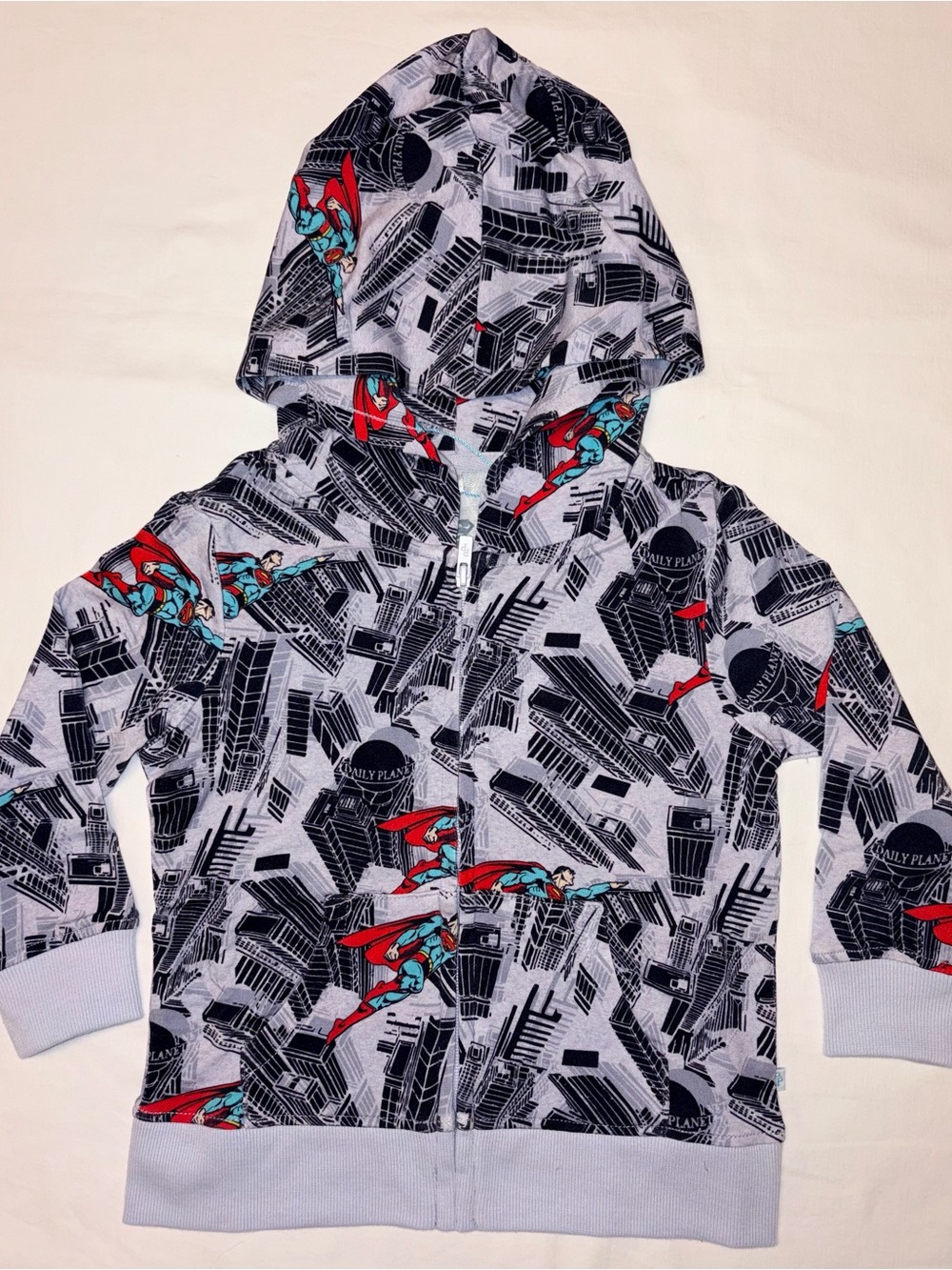 Posh Peanut X Warner Bros Superman bamboo hoodie jacket sz 2T NWT